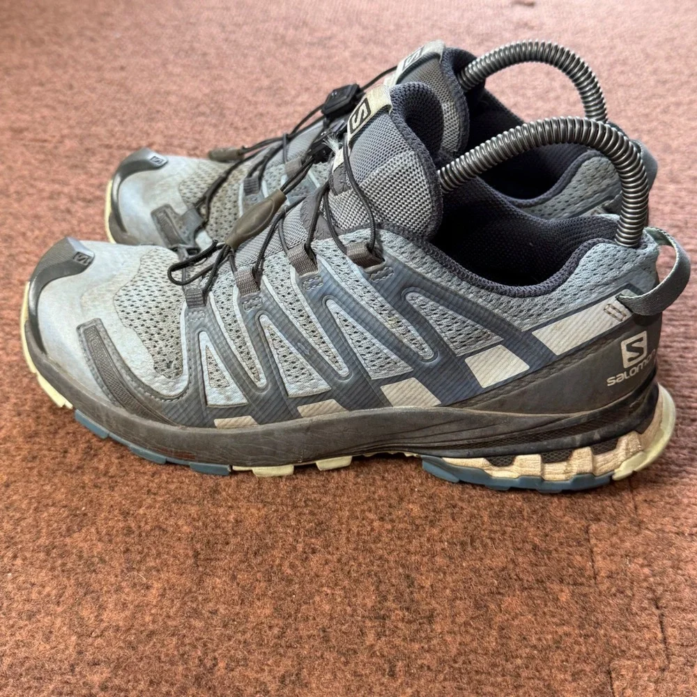 C+ Salomon XA Pro 3D Trail Running Shoes Womens 7.5 Blue Grey Hiking 412721 gym